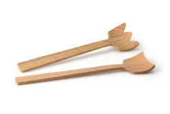 Set de 2 couverts à salade Continenta en bois de chêne 30,5cm