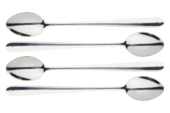 Set de 4 cuillères à café MasterClass en acier inox finition polie miroir 19,5cm