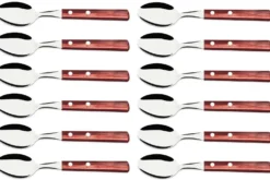 Set de 12 cuillères de table rouge Tramontina