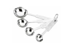 Set de 4 cuillères à mesure tout inox de 1.25 à 15ml