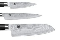 Set de découpe KAI planche à découper en chêne + 3 couteaux Shun Classic
