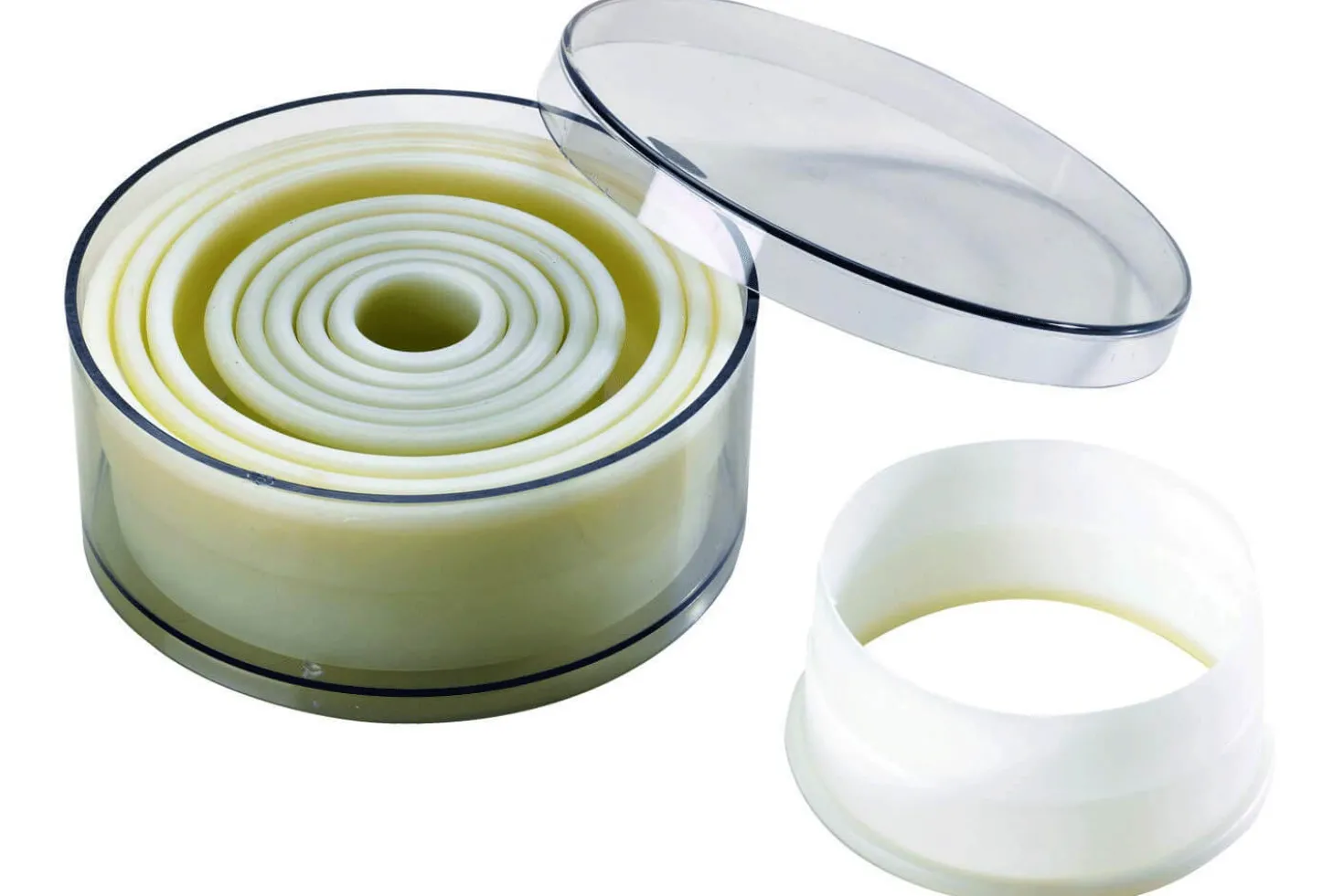 Set de 9 découpoirs polyglass professionnels ronds unis