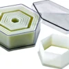 Set de 9 découpoirs professionnels héxagonaux unis polyglass