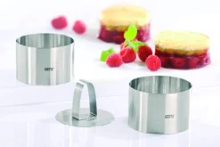 Set de 2 emporte-pièces Gefu Forma acier inox + poussoir