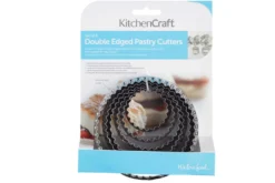 Set de 6 emporte-pièces KitchenCraft à double tranchant en acier inoxydable