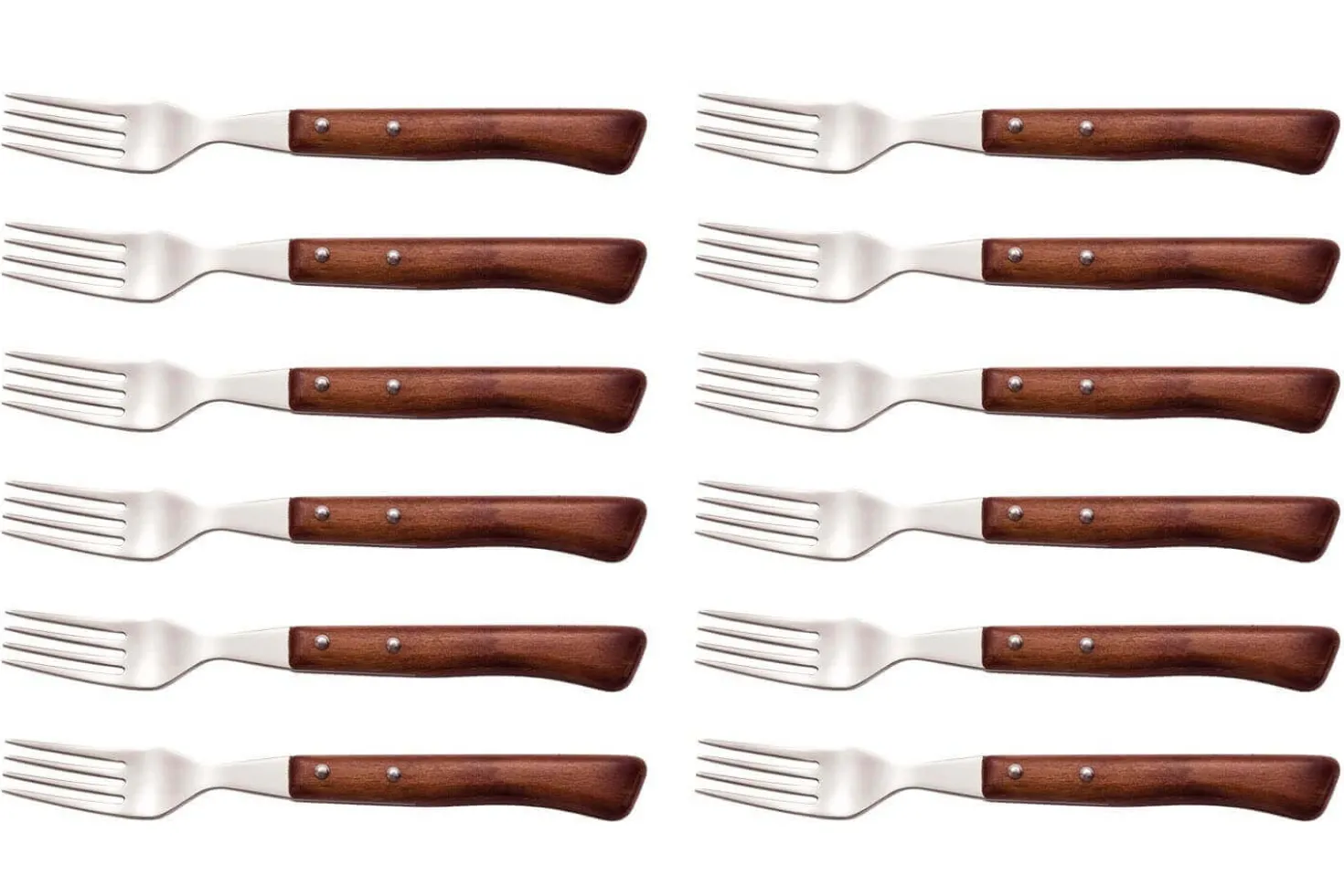 Set de 12 fourchettes de table Arcos acier inox 9cm