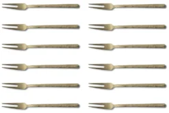 Set de 12 fourchettes de table Culter Kodai 2 dents 17,9cm