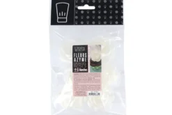 Set de 6 grandes roses blanches Patisdécor en azyme