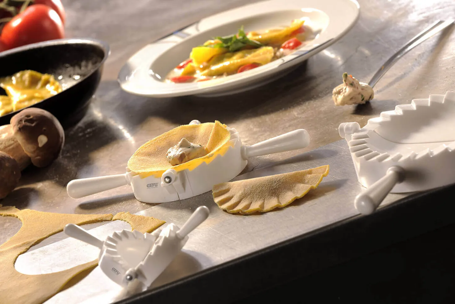 Set de 3 moules à raviolis Gefu Verona