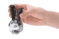 Set de moulins à poivre et à sel magnétiques Chef'n Mini Magnetic en polymère noir