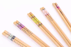 Set de 5 paires de baguettes chinoises en bambou Kutoyama - Modèle 6