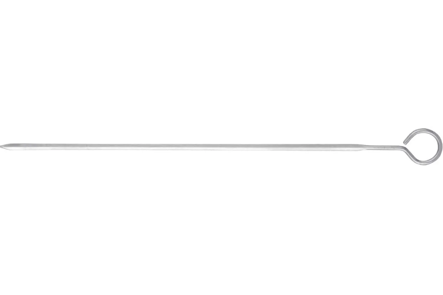 Set de 4 pics à brochettes Triangle 30cm acier inox