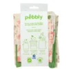 Set de 3 sacs zéro déchet Pebbly en coton biologique pour légumes, pain, vrac