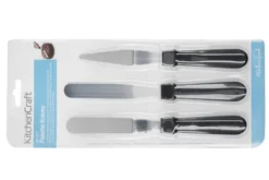 Set de 3 spatules KitchenCraft en acier inoxydable