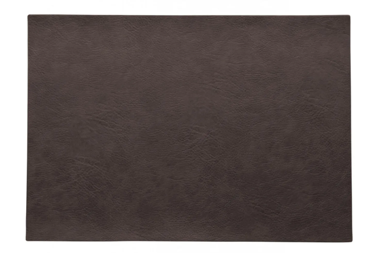 Set de table Asa Selection café noir en cuir végétal 46x33cm