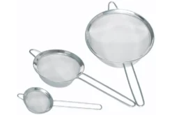 Set de 3 tamis ronds KitchenCraft à mailles fines en acier inoxydable