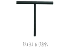 Set de 3 ustensiles à crêpes en synthétique