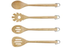 Set de 4 ustensiles de cuisine Kitchen Aid en bois de bouleau