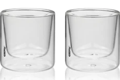 Set de 2 verres thermostatiques Gefu Mira faits main 80ml