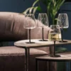 Set de 4 verres à vin blanc Mikasa Palermo en cristal transparent et noir 400ml