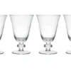 Set de 4 verres à vin en cristal Mikasa Salerno à pied court 260ml