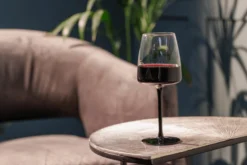 Set de 4 verres à vin rouge Mikasa Palermo en cristal transparent et noir 450ml