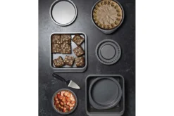 Set empilable 7 moules pâtisserie Masterclass Smartspace antiadhésifs