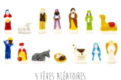 Set 4 fèves santon pour galette des rois