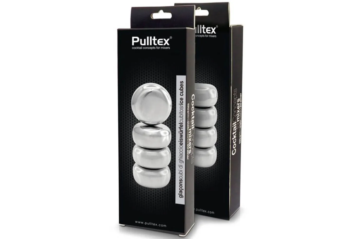 Set 4 glaçons Pulltex en inox