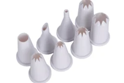 Set pâtissier Kitchencraft avec 8 douilles en polymère + poche en coton