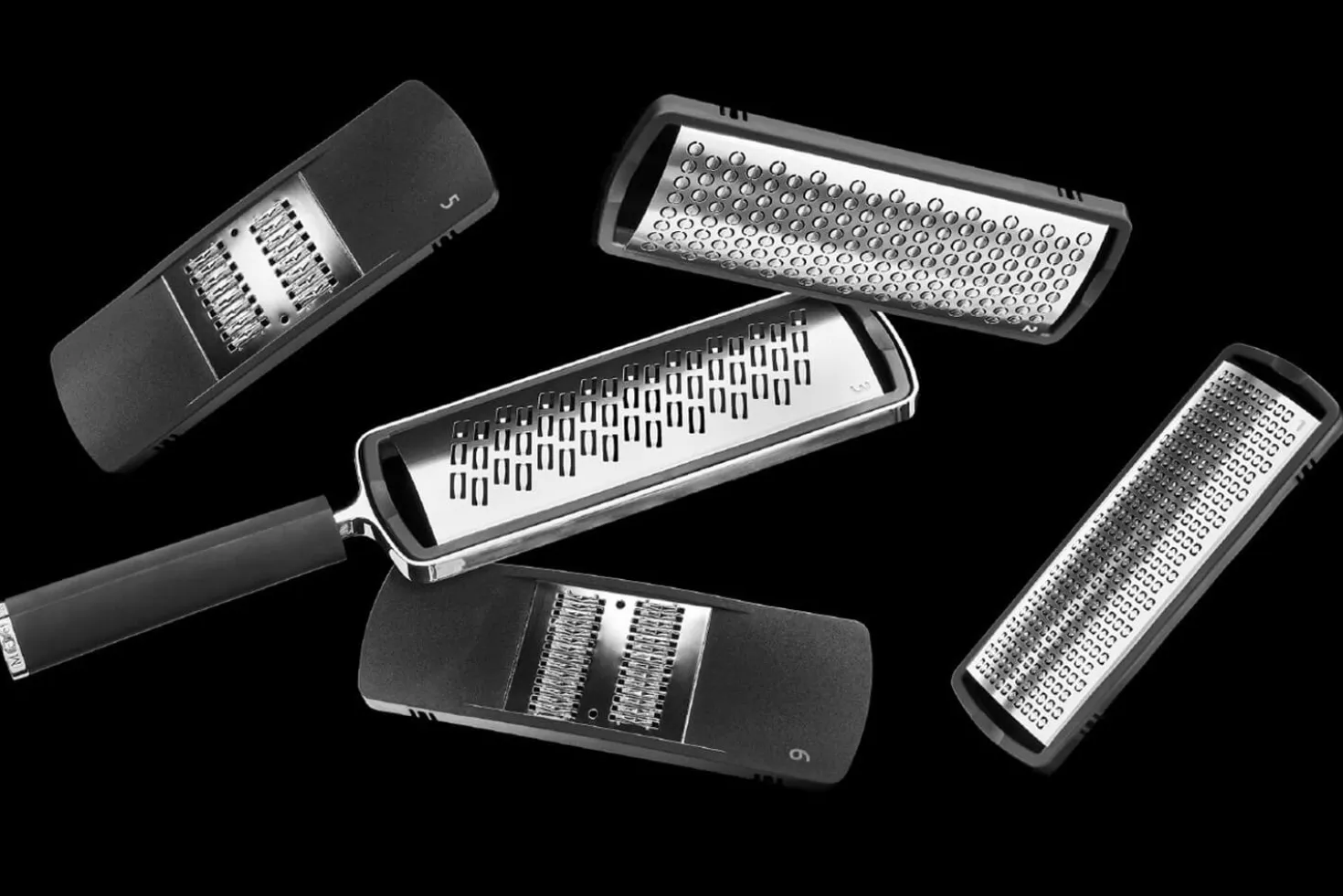 Set râpe et julienne Kai Michel Bras Tools 5 lames interchangeables