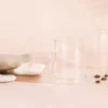 Set 2 tasses à café Cristel en verre borosilicate
