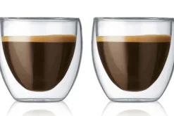 Set 2 verres Bodum Pavina 8cl double paroi