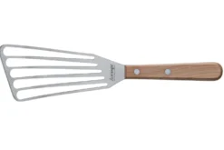 Spatule ajourée Triangle manche bois de cerisier 29cm