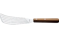 Spatule ajourée Triangle manche bois de cerisier 29cm