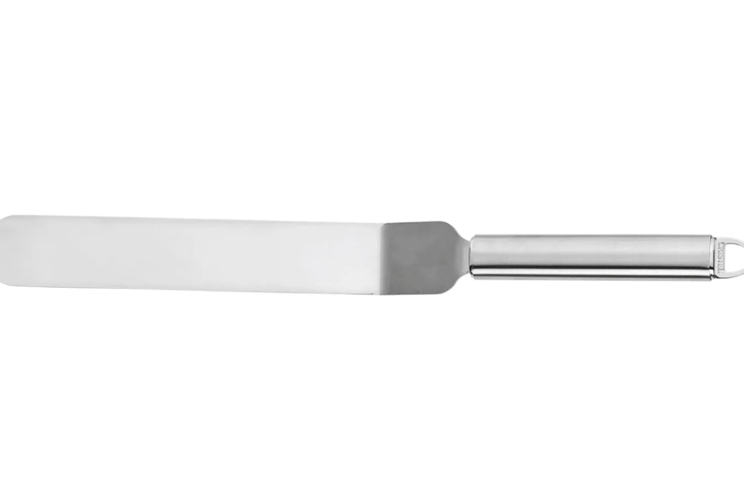 Spatule coudée Cristel POC en acier inoxydable