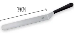 Spatule coudée flexible professionnelle MATFER acier inox 24cm