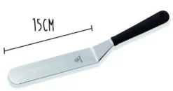Spatule coudée flexible professionnelle Matfer acier inox 15cm