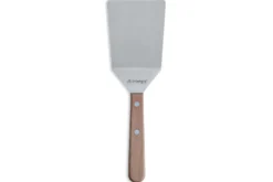 Spatule coudée large Triangle manche en bois de cerisier