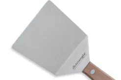 Spatule coudée large Triangle manche en bois de cerisier