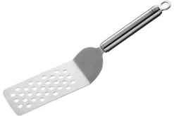 Spatule coudée perforée Rösle en acier inoxydable 32cm