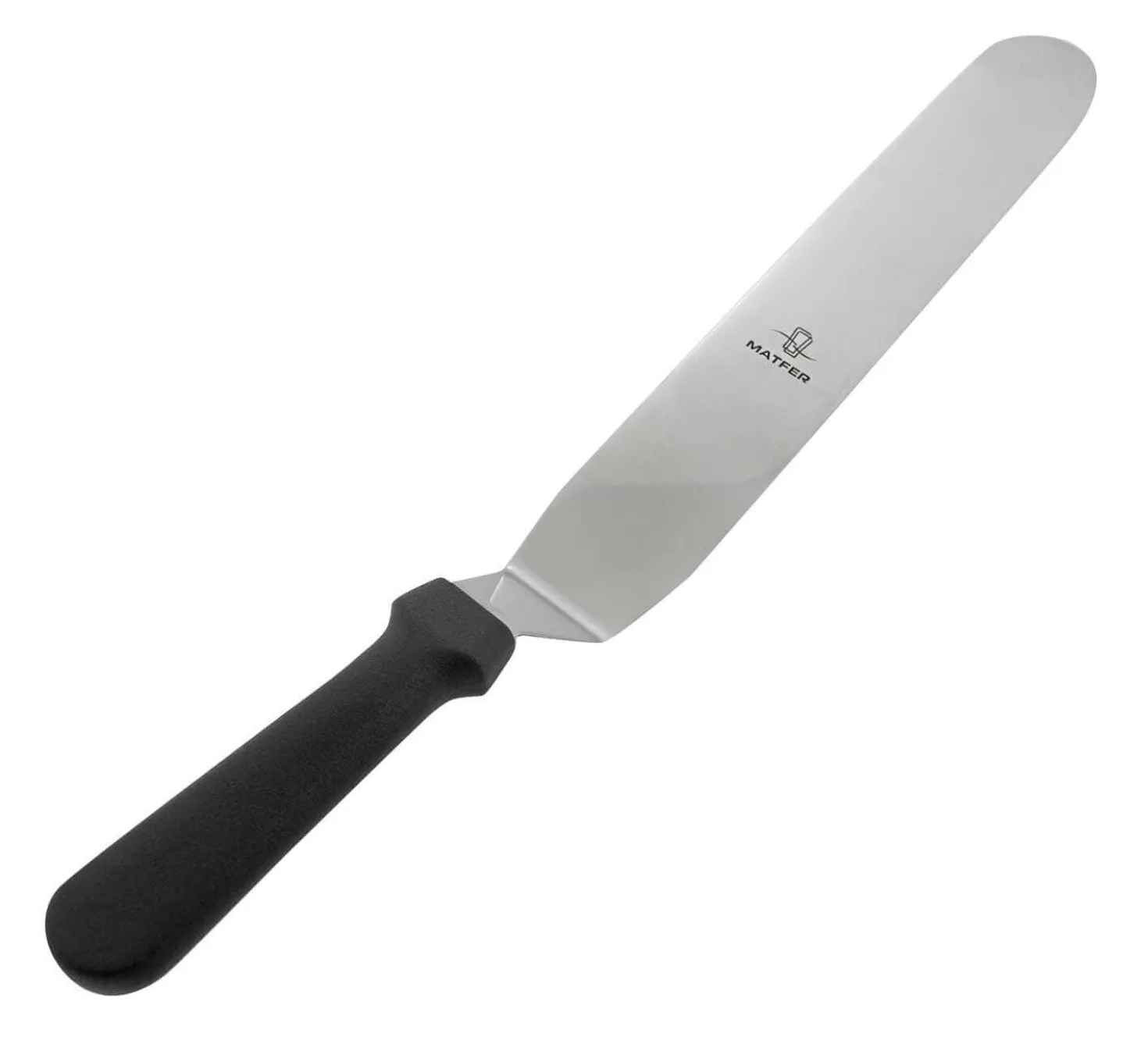 Spatule coudée professionnelle Matfer acier inox flexible 31cm