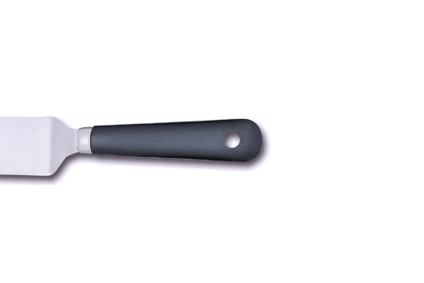 Spatule coudée professionnelle Bargoin 247-34F inox 34cm