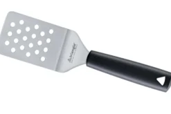 Spatule professionnelle Triangle flexible coudée perforée manche en green grip