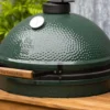Table en bois d'eucalyptus pour barbecue Big Green Egg XLarge