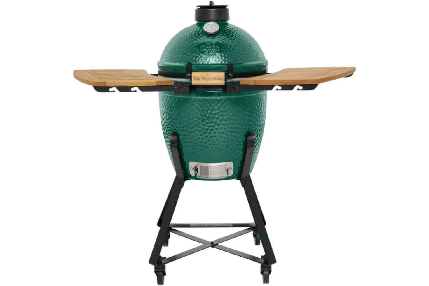 Tablettes latérales en bois d'acacia pour barbecue Big Green Egg Small