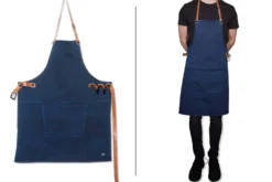 Tablier de barbecue DutchDeluxes en coton et cuir