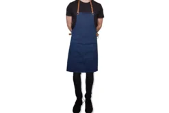 Tablier de barbecue DutchDeluxes en coton et cuir