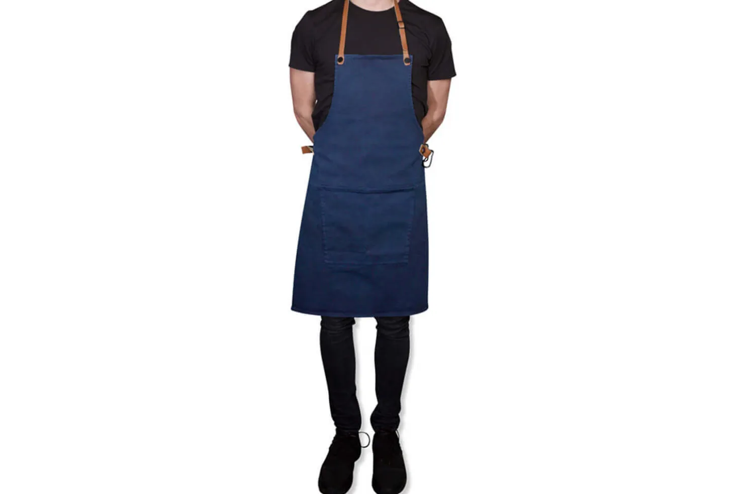 Tablier de barbecue DutchDeluxes en coton et cuir