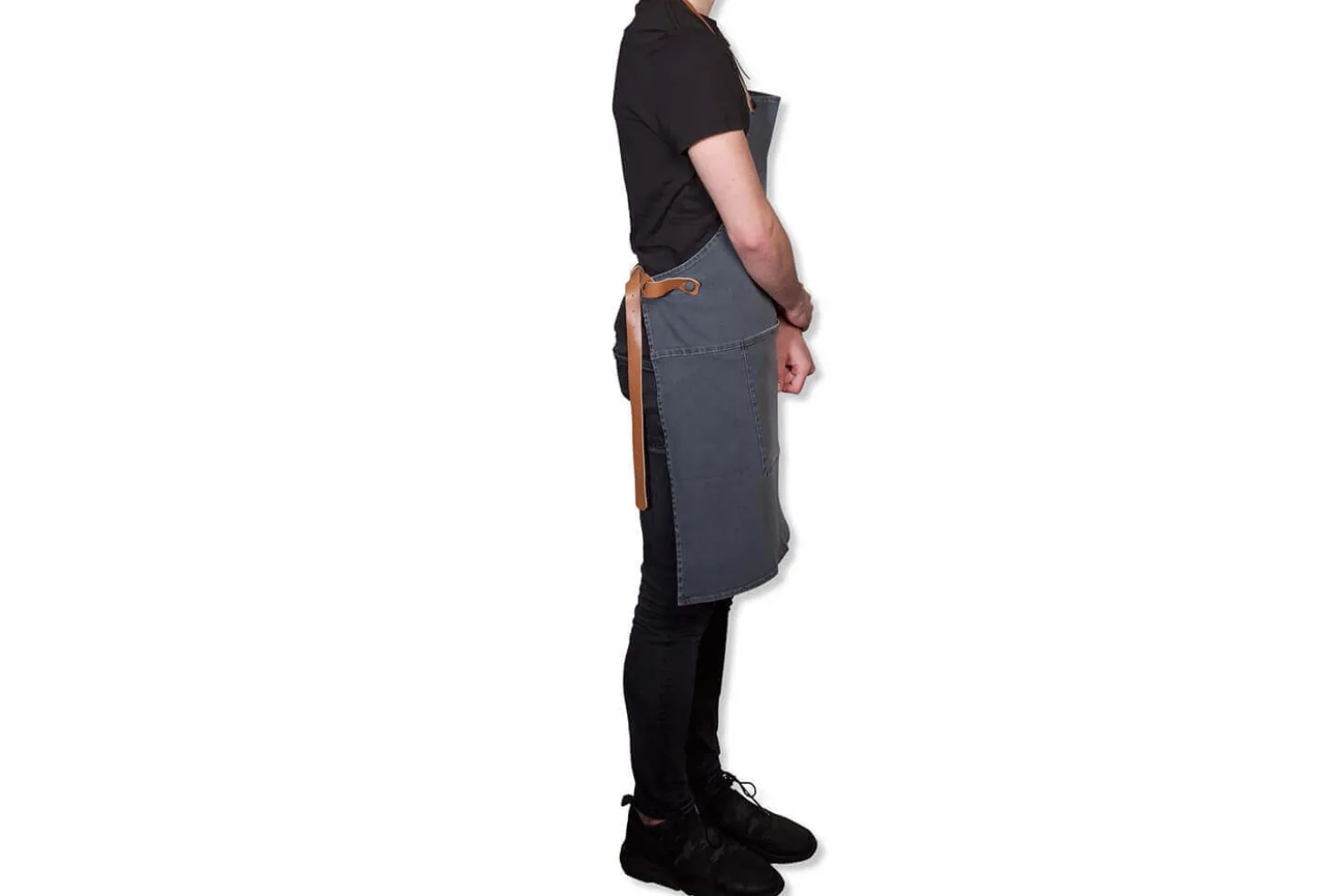 Tablier de barbecue DutchDeluxes en coton et cuir
